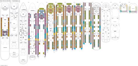 Once you are onboard oasis of the seas you will be amazed with seven different neighbourhoods, each have countless activities and unique experiences for you to. Oasis of the Seas Deck 12 Deck Plan Tour