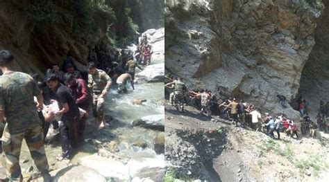 Amarnath Yatra Bus Accident 16 Pilgrims Dead Rescue Operation Underway Pm Announces