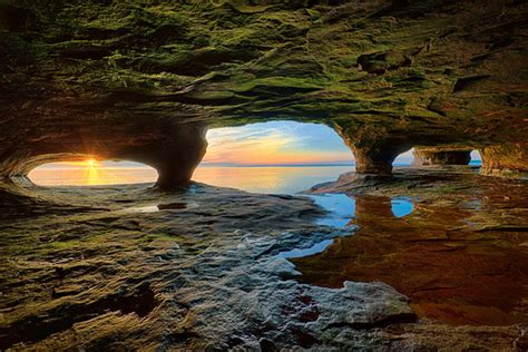 Michigan Nut Photography Lake Superior Caves And Coves Sea Cave
