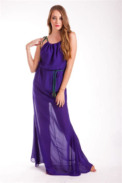Purple Maxi Dress Dressed Up Girl