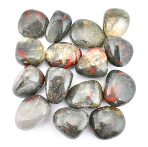 Bloodstone Tumbled Stones African Large Hwh Crystals Wholesale