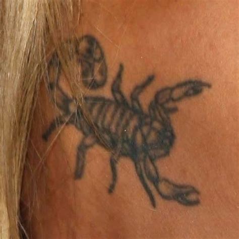 Tila Tequila Scorpion Shoulder Blade Tattoo Steal Her Style