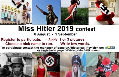 Miss Hitler Na Ruské Sociální Síti Opět Vyzývají Dívky Aby Ukázaly Lásku K Třetí říši Svět