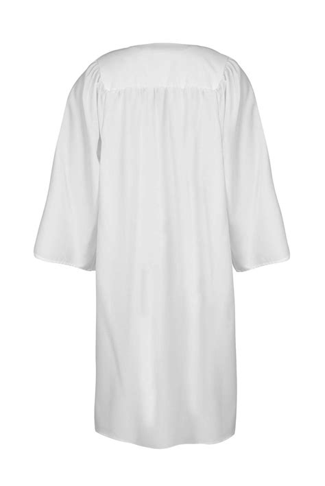 Adult Christening Gownrobe In White Baptism Robe With Zipped Front