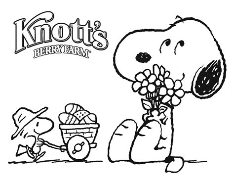 Snoopy And Woodstock Coloring Pages At Free