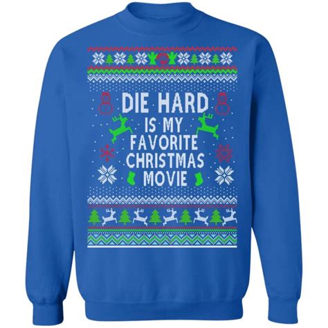 Die Hard Is My Favorite Movie Ugly Christmas Sweater Hoodie Q Finder