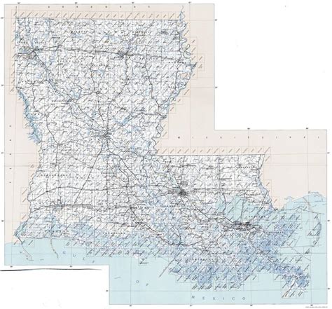 Louisiana Topographic Index Maps La State Usgs Topo Quads 24k 100k