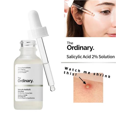 The Ordinary Salicylic Acid 2 Solution 30 Ml Fast Effective Works On