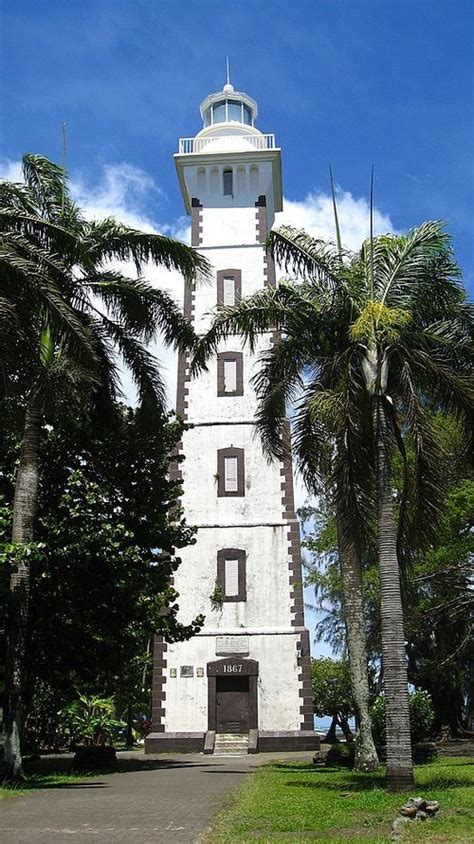 Point Venus Beach Lighthouse Tahiti Phare Phare Ouest Tahiti