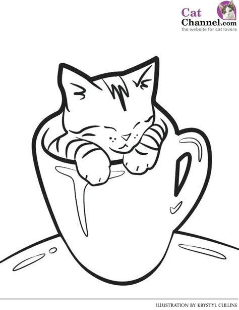 Small and fluffy animals that are great pets. Tabby Cat Coloring Pages at GetColorings.com | Free ...