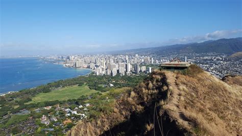 Diamond Head Leahi Summit Trail Is A 16 Mile Heavily Trafficked Out