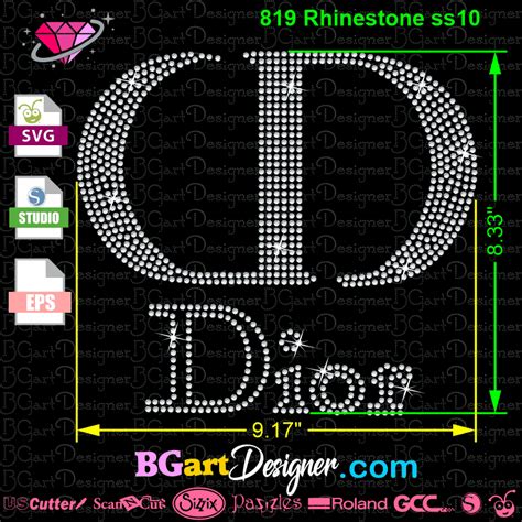 Dior pattern svg cut files for cricut and silhouette are all included with this digital download. lllᐅChristian Dior Rhinestone download - best rhinestone files