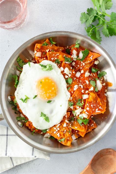 Chilaquiles Rojos Guadalajara Style Recipe Mexican Breakfast