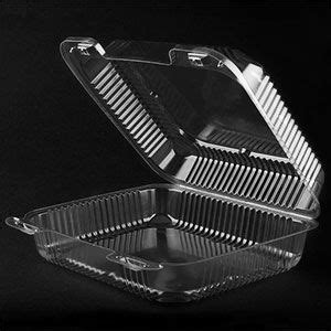 Works well with muffins, corn bread and pound cake too. Durable Packaging PXT-880 8" x 8" x 3" Clear Hinged Lid ...