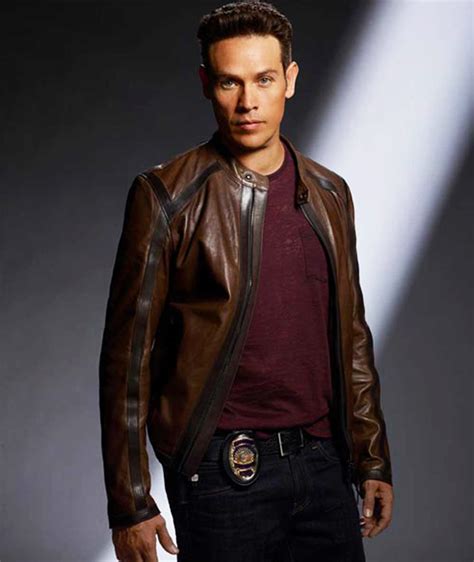 Lucifer Tv Series Dan Espinoza Brown Leather Jacket