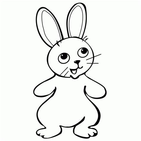 Bunny Rabbit Coloring Page That Are Monster Tristan Website