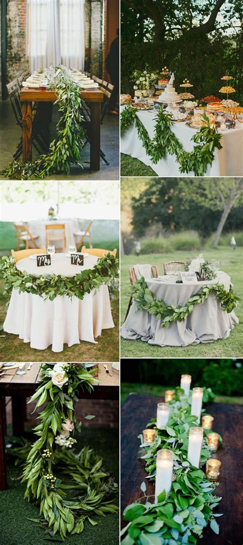 27 Gorgeous Greenery Garland Wedding Ideas For 2017