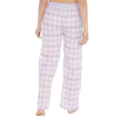 Ladies Woven Pyjama Bottoms Check Cotton Blend Lounge Pjs Pants Pyjamas Ebay
