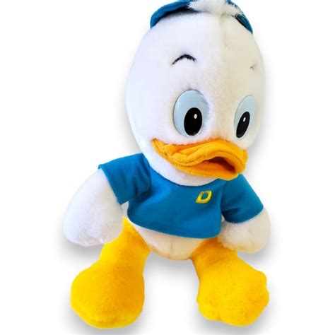 Disney Toys Rare Vintage Disney Ducktails Dewey Plush Stuffed Blue