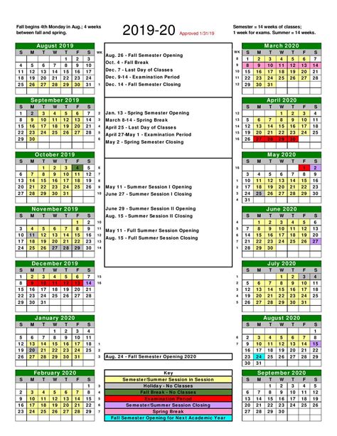 Peabody Academic Calendar 2023 2024 Printable Word Calendar