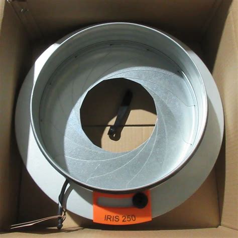 Iris Damper Galvanized Steel Air Volume Control Dampers Buy Stainless