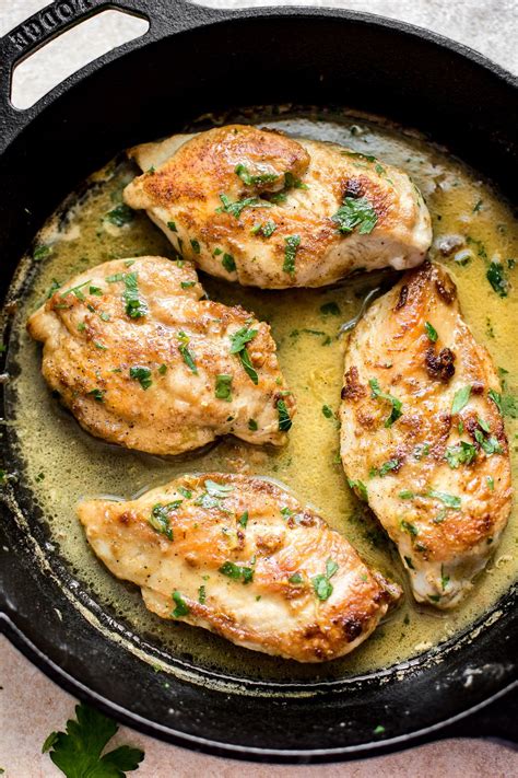 Quick and easy cast iron skillet chicken breast recipe with potatoes and leeks is a one pot dinner fit for your weekly meal plan! Lemon Butter Chicken | Recipe | Cast iron chicken recipes ...