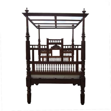 Canopy bed used to be an old tradition which is gaining its popularity in the modern world. Vintage Indian Bed with Canopy at 1stdibs