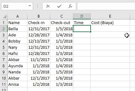 Ada banyak fitur dan rumus atau fungsi yang dapat digunakan untuk membantu saat . 7 Cara Membuat Rumus Tanggal Otomatis di Excel dan Contohnya