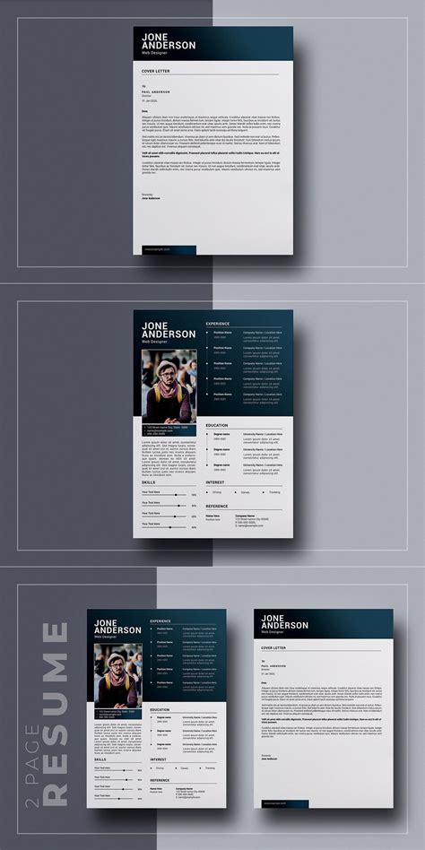 A graphic design cover letter should detail the most important and influential graphic design experience that you briefly mention in your graphic signing off. 2 Page Resume in 2020 (With images) | Resume, Cover letter ...