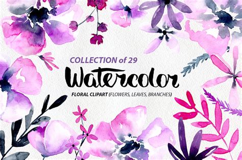 Maybe you would like to learn more about one of these? Purple & pink watercolor flowers png By WatercolorFlowers ...