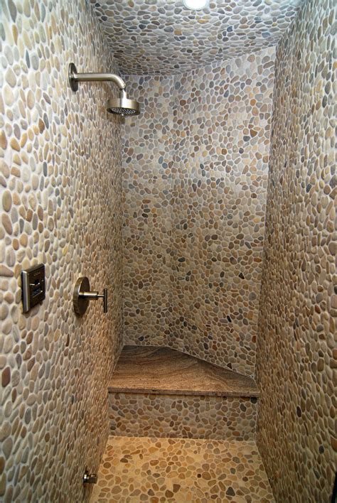 Pebble Floor Bathroom Design