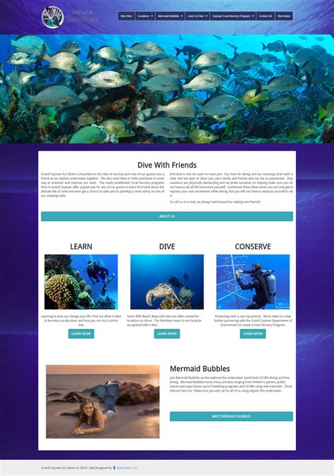 Cayman Eco Divers Duck Diver Marketing