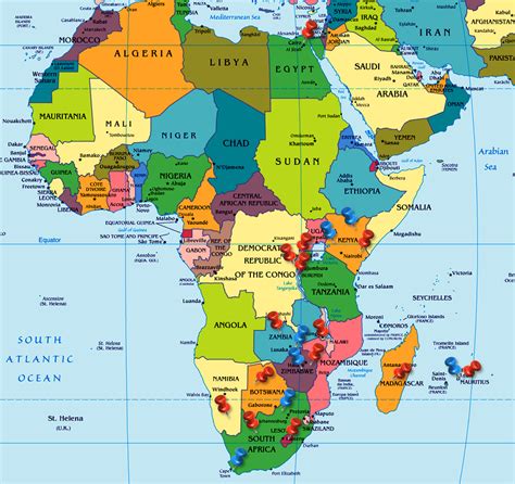 So Much More Than Just A Pretty Face Map Of Africa