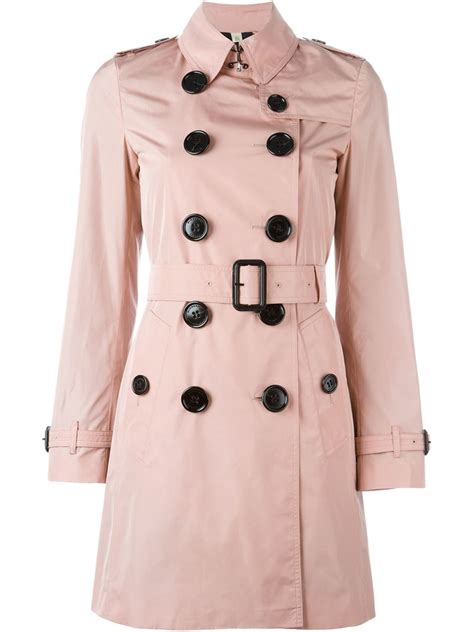 Lyst Burberry Plympton Trench Coat In Pink