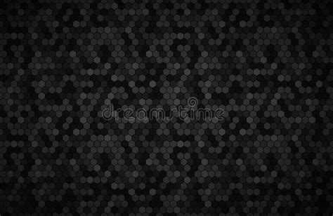 Dark Widescreen Header With Hexagons With Different Transparencies