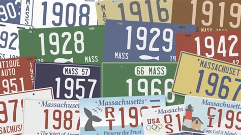 Heres A Visual History Of Massachusetts License Plates