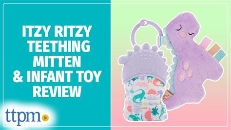 itzy ritzy itzy mitt teething mittens and itzy pal infant toy youtube