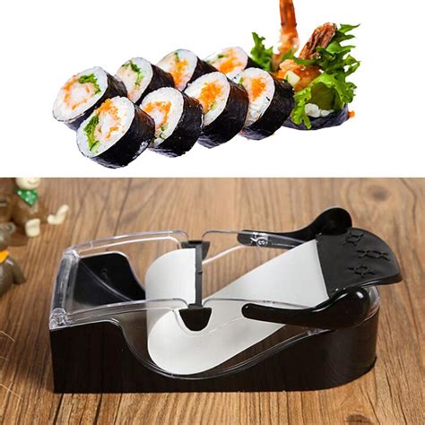 Get $5 off when you sign up for emails with savings and tips. Sushezi Rice Roll Sushi Maker Machine Cutter Roller DIY Onigiri Roll Tool Sushi Mold Cooking ...