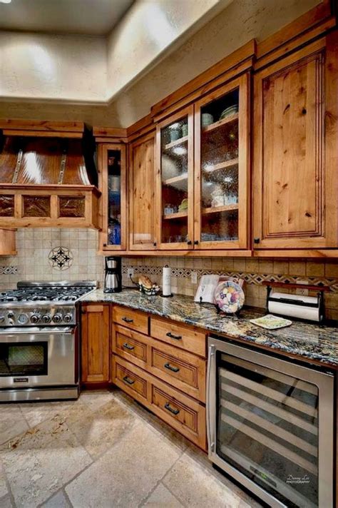 40 Best Farmhouse Kitchen Cabinets Design Ideas 33 Pine Kitchen
