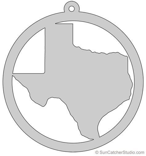 Texas Map Outline Printable State Shape Stencil Pattern Scroll