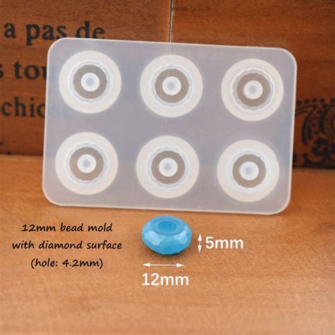 Pandora Style Bead Mold Beads Silicone Mold 16mm 12mm Etsy