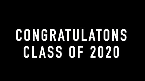 Congratulations 2020 School Of Music Graduates Youtube