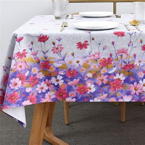 Plenmor Table Cloth Wipe Clean Wipeable Pvc Tablecloth Waterproof Wipe