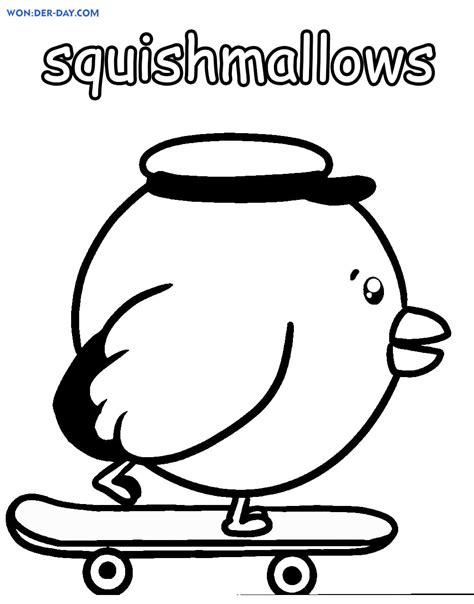 Free printable spring coloring pages. Squishmallows coloring pages - Printable coloring pages