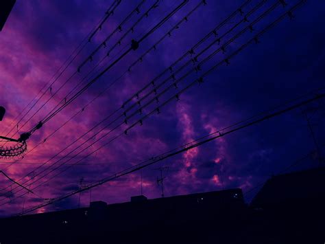 Japans Skies Turn Deep Shade Of Purple As Strongest Typhoon Since 1958