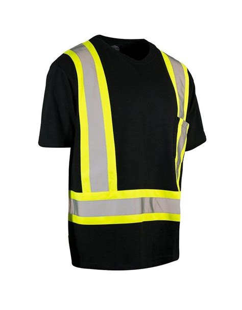 Ultrasoft Hi Vis Crew Neck Short Sleeve Safety Tee Shirt With Chest Po