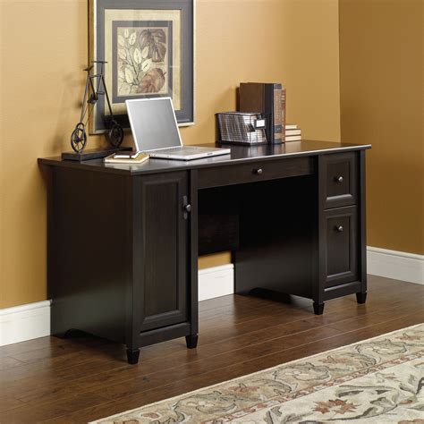 A green circle with a white checkmark in the center. Three Posts Lamantia 2 Drawer Computer Desk with Keyboard Tray & Reviews | Wayfair