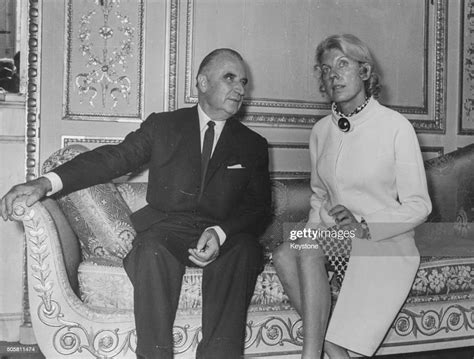 French President Georges Pompidou And His Wife Claude Sitting On An News Photo Getty Images