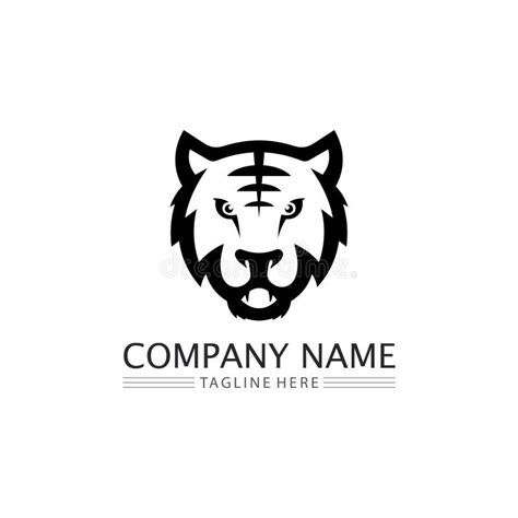 Tiger Logo And Mascot Design Animal Vector Illustration Stock