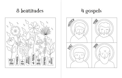 Beatitudes Coloring Pages Free Download